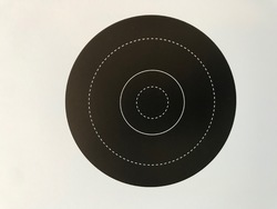 Biathlon Paper Target